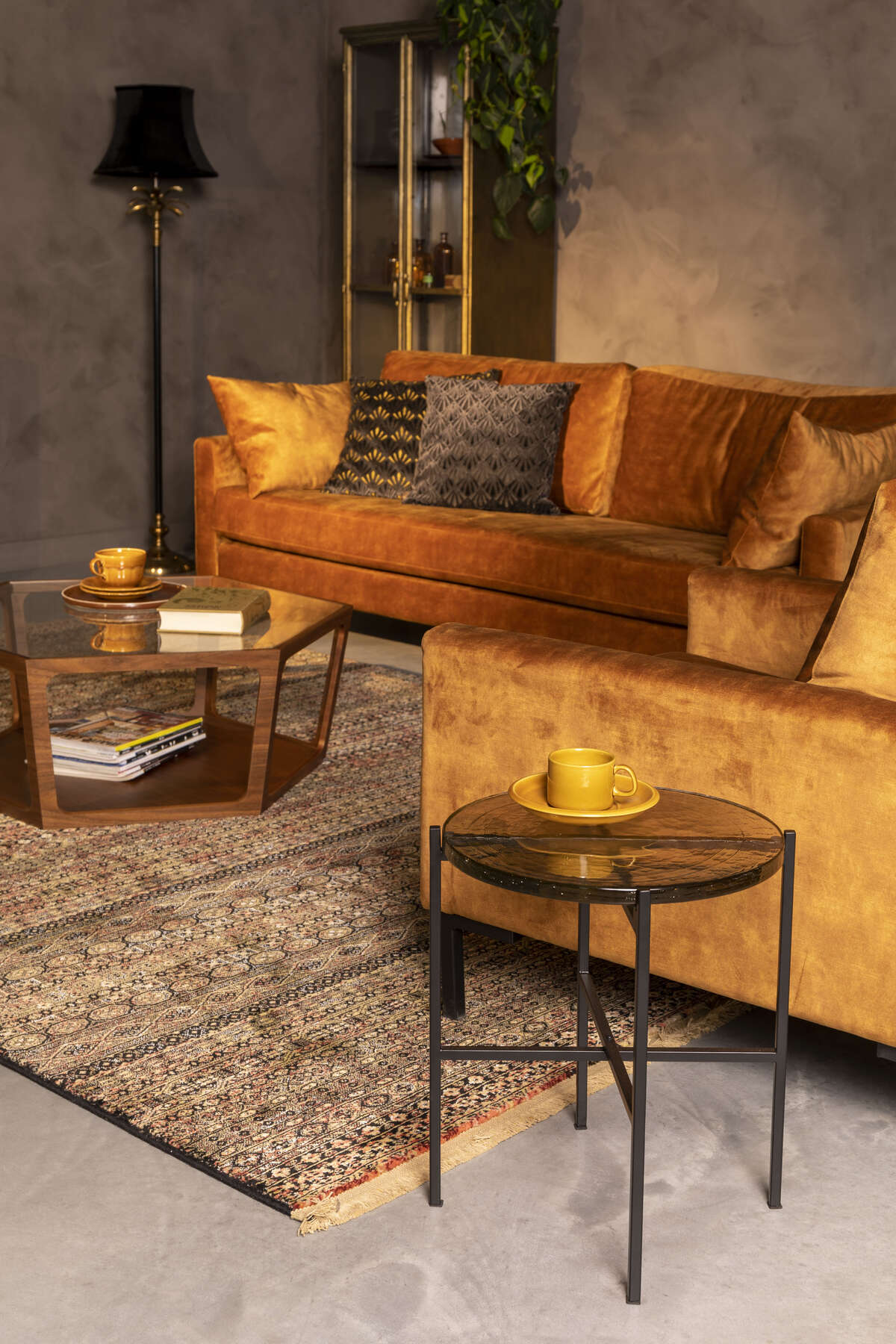 Stolik kawowy Vidrio Dutchbone czarny