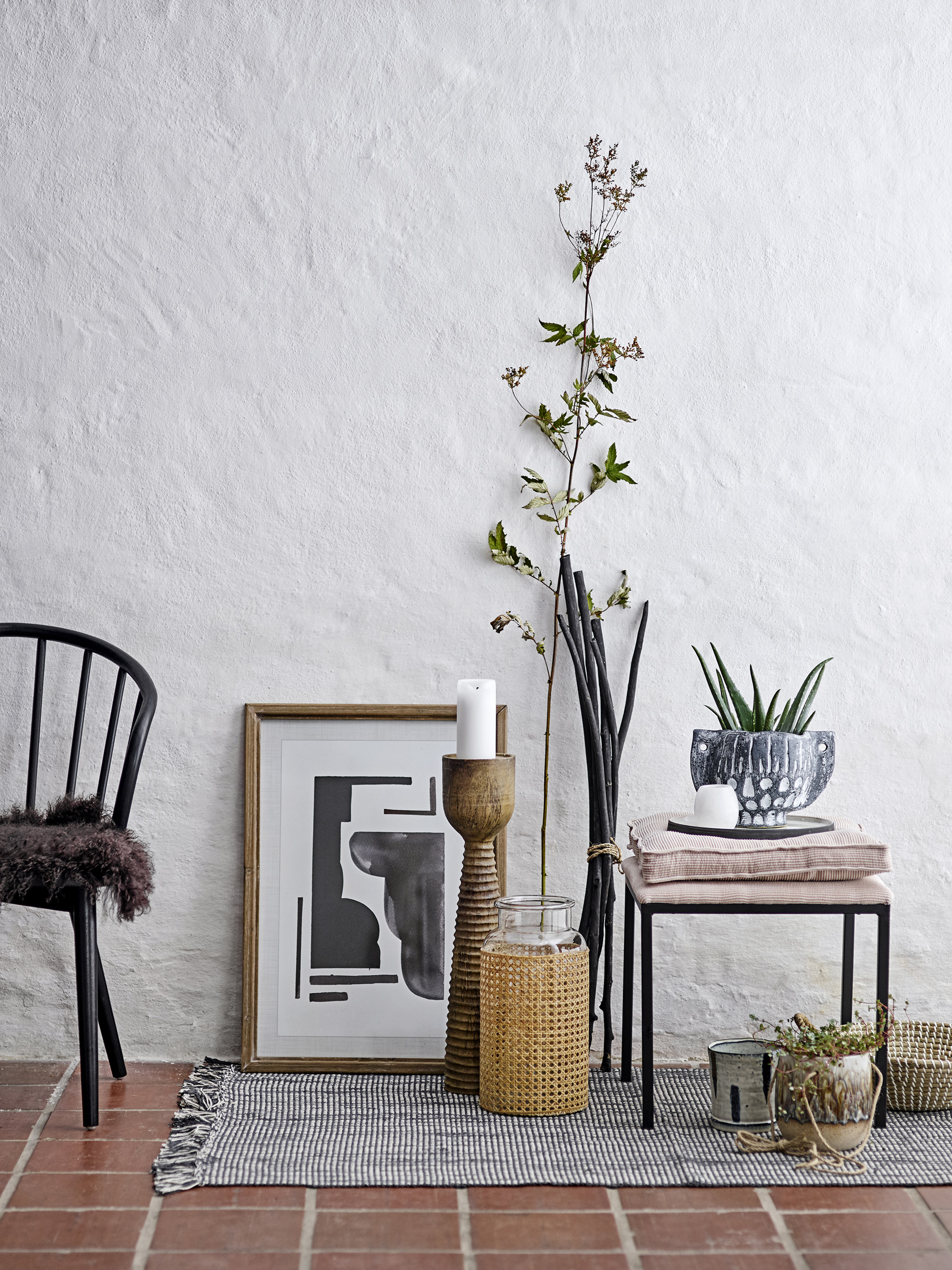 Eleganckie łóżko piętrowe dla dzieci błękitne