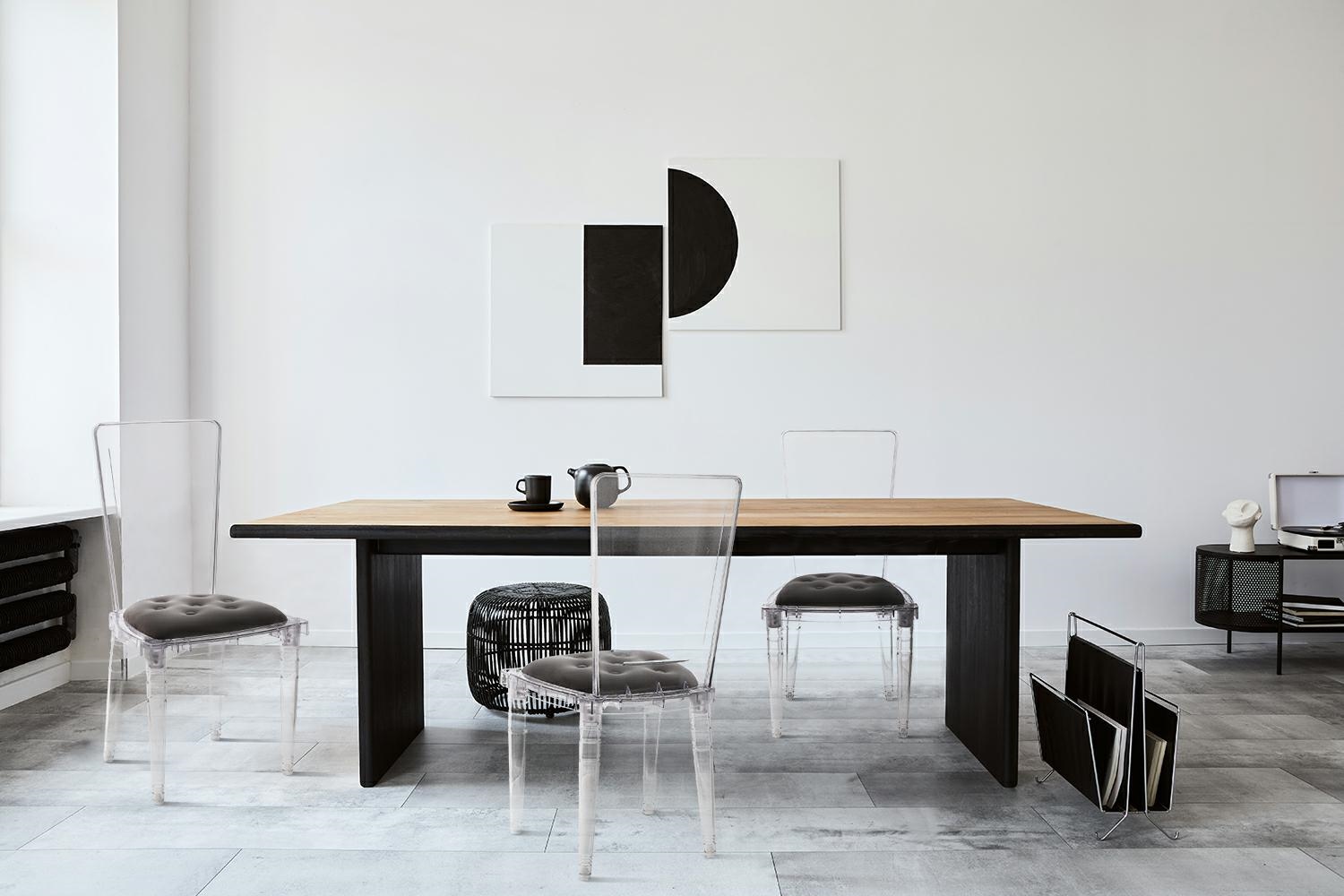 Krzesło transparentne Prince