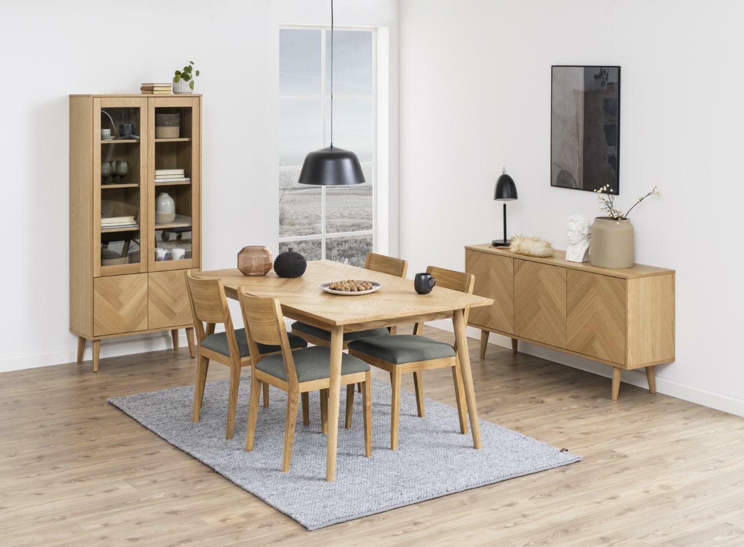 Stół jadalniany Dorney dąb jodełka