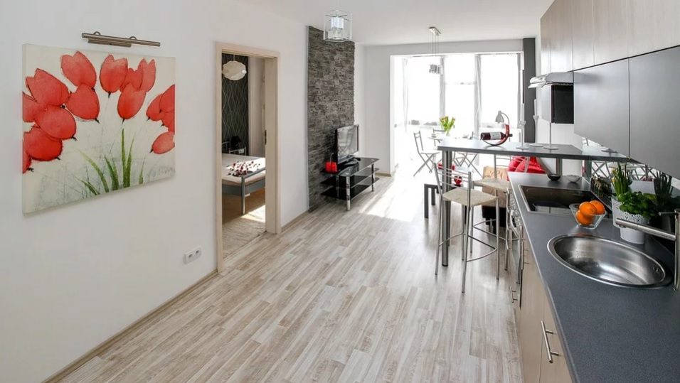 Mieszkanie typu studio z nutą designu